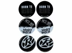 Reverse Components Dessous De Verres Reverse Noir / Blanc (x6)