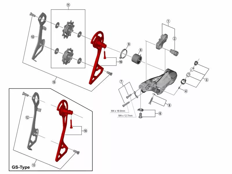 Shimano Chape Externe Pour Dérailleur Ultegra R8000 1 Shimano Chape Externe Pour Dérailleur Ultegra R8000