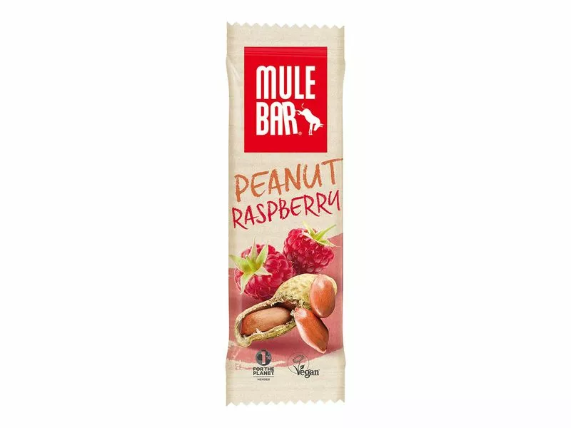 Mulebar Barre énergétique Cacahuète, Framboise 1 Mulebar Barre énergétique Cacahuète, Framboise