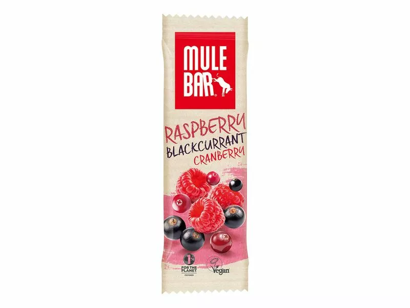 Mulebar Barre énergétique Cassis, Cranberries, Framboise 1 Mulebar Barre énergétique Cassis, Cranberries, Framboise