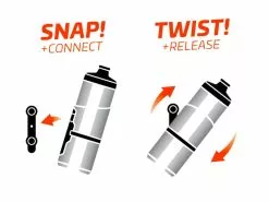 Fidlock Porte Bouteille Magnétique Twist -Accessoires Vélo Soldes 424889